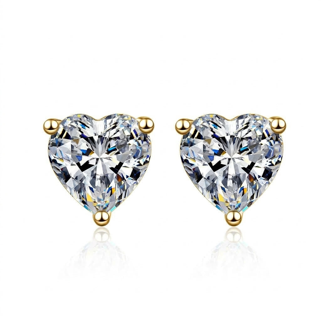 Heart Studs