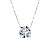 Collar Dancing Diamond de Anabellé Jewerly con diamante redondo en plata de ley 925